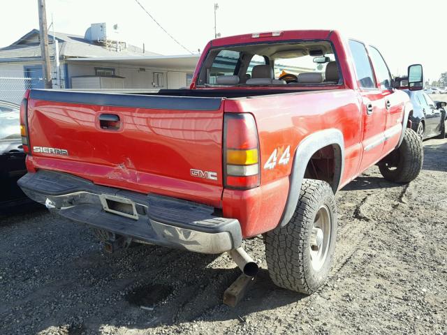 1GTHK23D16F234936 - 2006 GMC SIERRA K25 RED photo 4