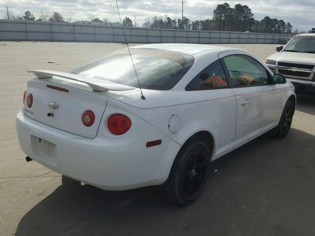 1G1AK15F767765846 - 2006 CHEVROLET COBALT LS WHITE photo 4