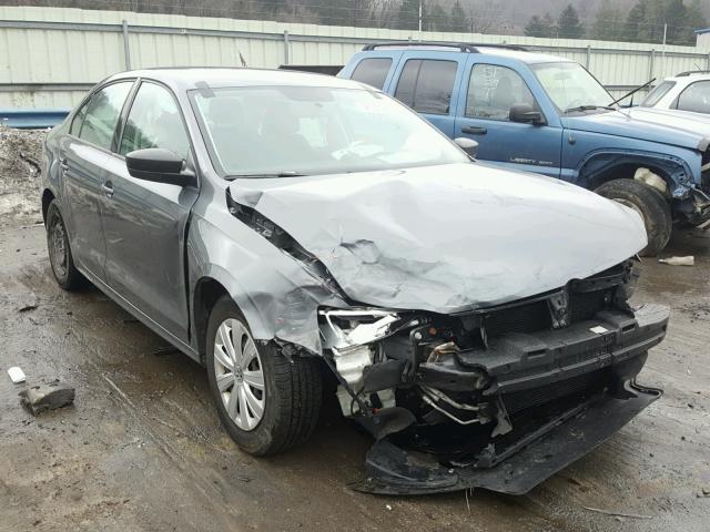 3VW2K7AJ7DM258115 - 2013 VOLKSWAGEN JETTA BASE Մոխրագույն լուսանկար 1