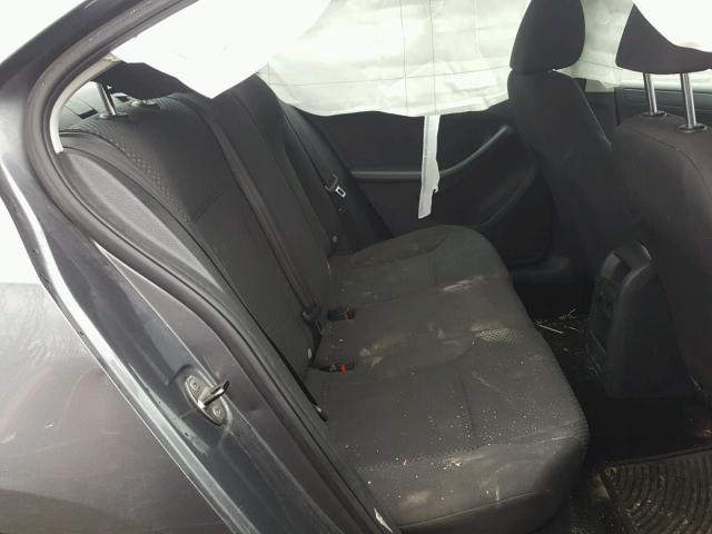 3VW2K7AJ7DM258115 - 2013 VOLKSWAGEN JETTA BASE Մոխրագույն լուսանկար 6