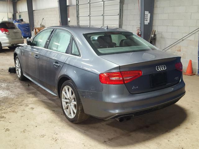 WAUFFAFL8FN015807 - 2015 AUDI A4 PREMIUM GRAY photo 3