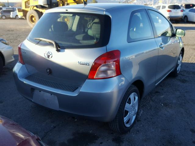 JTDJT923185216896 - 2008 TOYOTA YARIS GRAY photo 4