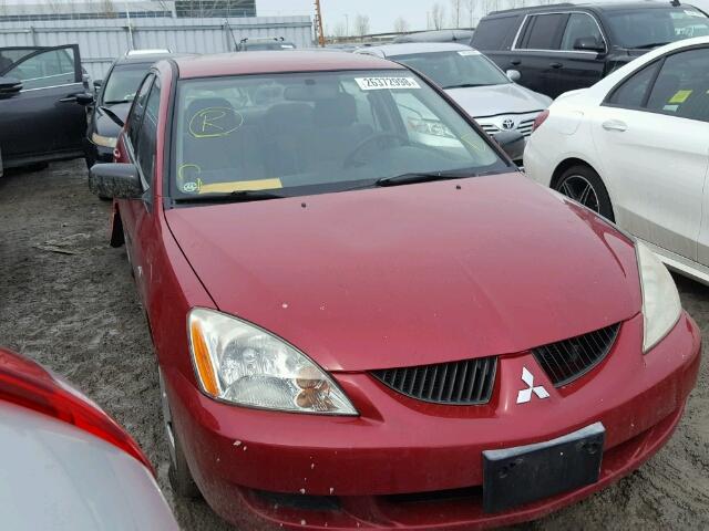 JA3AJ26E64U601619 - 2004 MITSUBISHI LANCER ES RED photo 1