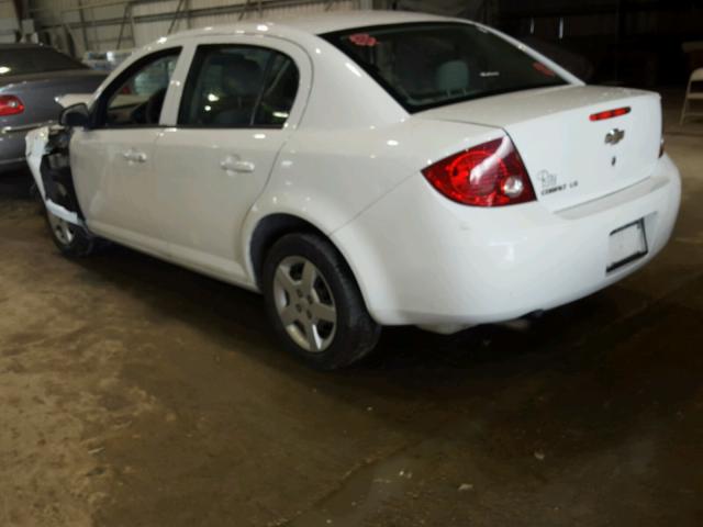 1G1AK55F867840447 - 2006 CHEVROLET COBALT LS WHITE photo 3