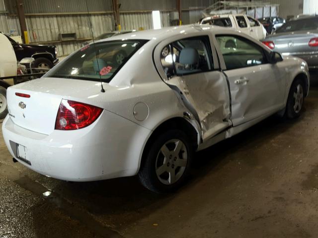 1G1AK55F867840447 - 2006 CHEVROLET COBALT LS WHITE photo 4