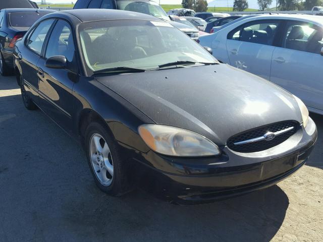 1FAFP53U5YG105062 - 2000 FORD TAURUS SE BLACK photo 1