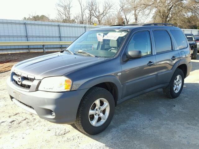 4F2YZ92Z55KM55883 - 2005 MAZDA TRIBUTE I GRAY photo 2