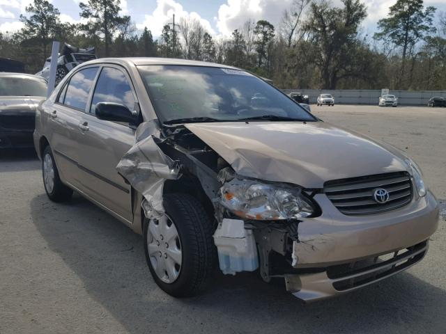 1NXBR32E44Z288060 - 2004 TOYOTA COROLLA CE BEIGE photo 1