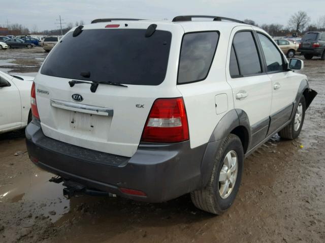 KNDJC736285830031 - 2008 KIA SORENTO EX WHITE photo 4