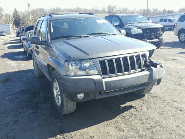 1J4GW48S24C372643 - 2004 JEEP GRAND CHER GRAY photo 1