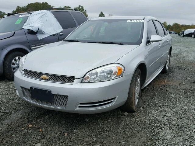 2G1WB5E33C1129615 - 2012 CHEVROLET IMPALA LT SILVER photo 2