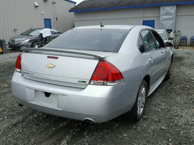 2G1WB5E33C1129615 - 2012 CHEVROLET IMPALA LT SILVER photo 4