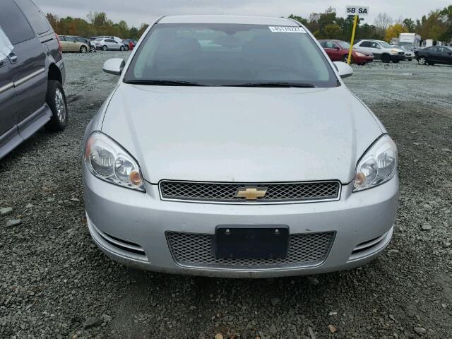 2G1WB5E33C1129615 - 2012 CHEVROLET IMPALA LT SILVER photo 9