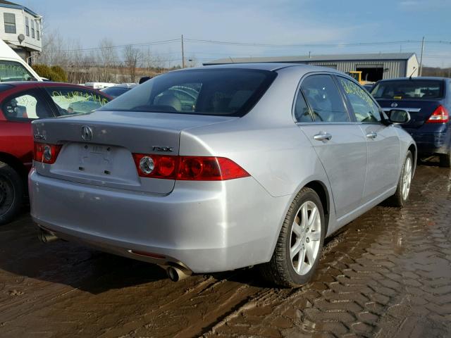 JH4CL96824C021201 - 2004 ACURA TSX SILVER photo 4