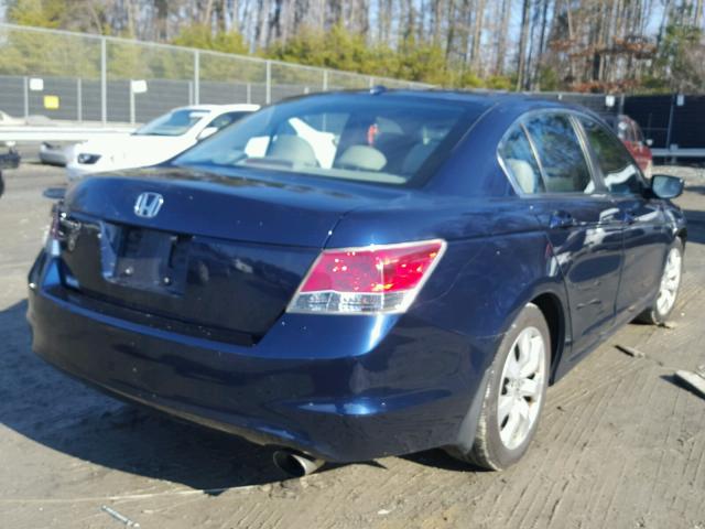 1HGCP2F87AA154414 - 2010 HONDA ACCORD EXL BLUE photo 4