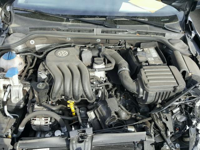 3VW2K7AJ1DM444460 - 2013 VOLKSWAGEN JETTA BASE 灰色 照片 7