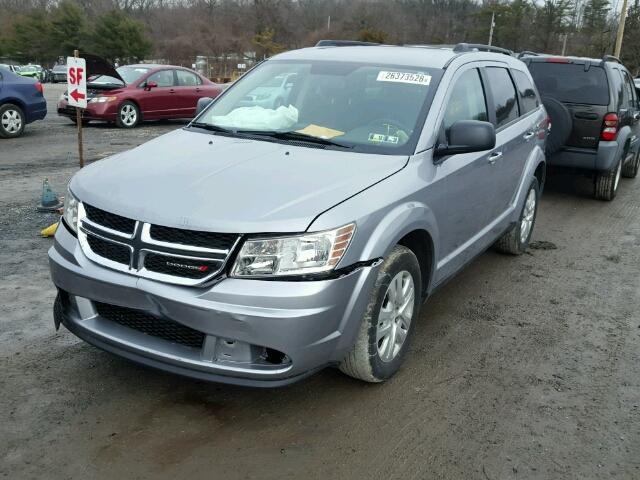 3C4PDDAG0GT106192 - 2016 DODGE JOURNEY SE GRAY photo 2