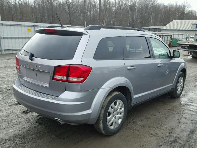 3C4PDDAG0GT106192 - 2016 DODGE JOURNEY SE GRAY photo 4