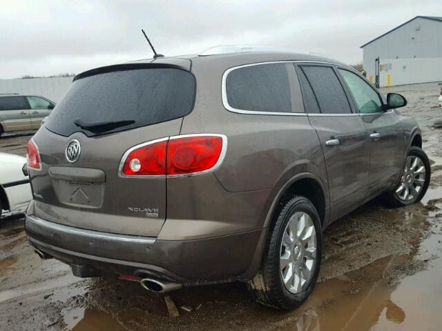 5GALVCED1AJ175673 - 2010 BUICK ENCLAVE CX BROWN photo 4