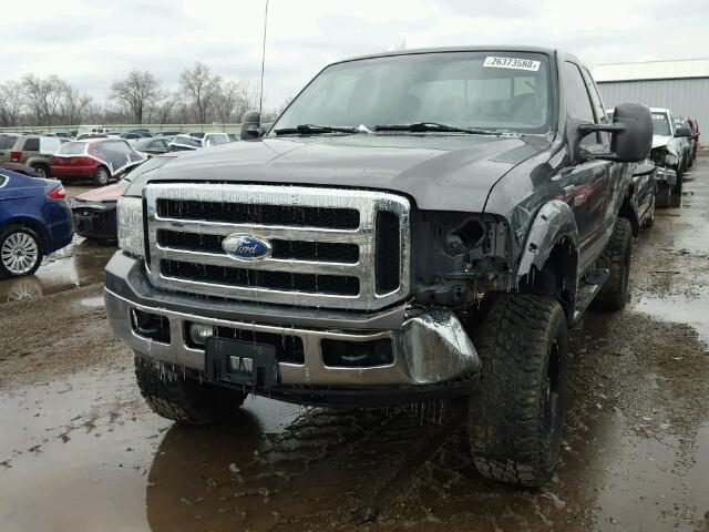 1FTSX21Y96EB33758 - 2006 FORD F250 SUPER CHARCOAL photo 2