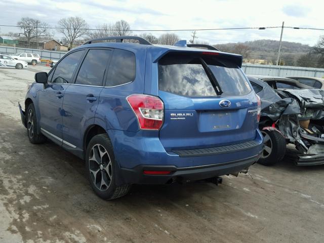 JF2SJGXC1GH401956 - 2016 SUBARU FORESTER 2 BLUE photo 3