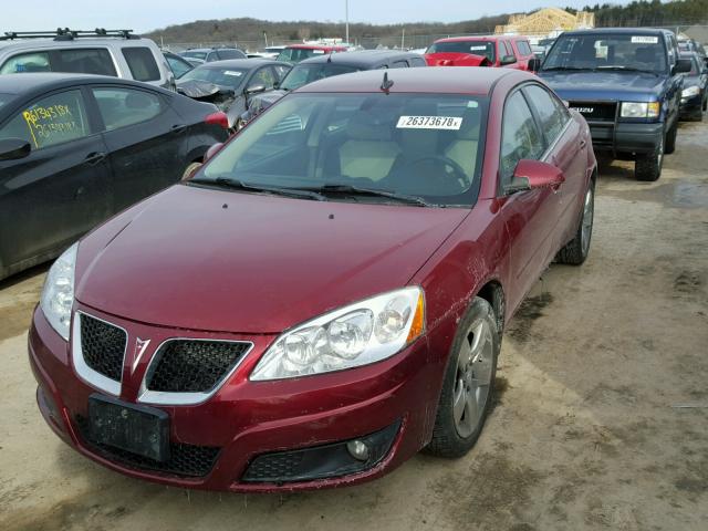 1G2ZA5EK9A4147301 - 2010 PONTIAC G6 RED photo 2