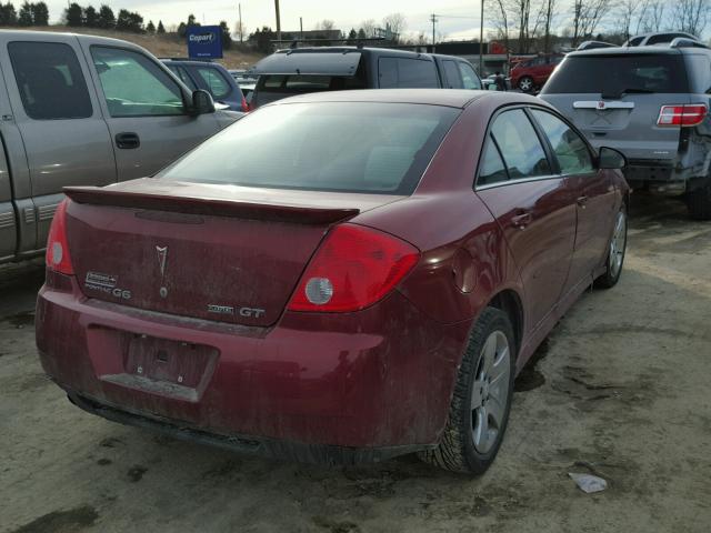 1G2ZA5EK9A4147301 - 2010 PONTIAC G6 RED photo 4