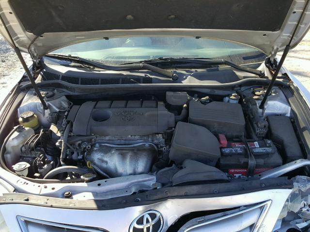 4T4BF3EK4BR213534 - 2011 TOYOTA CAMRY BASE SILVER photo 7