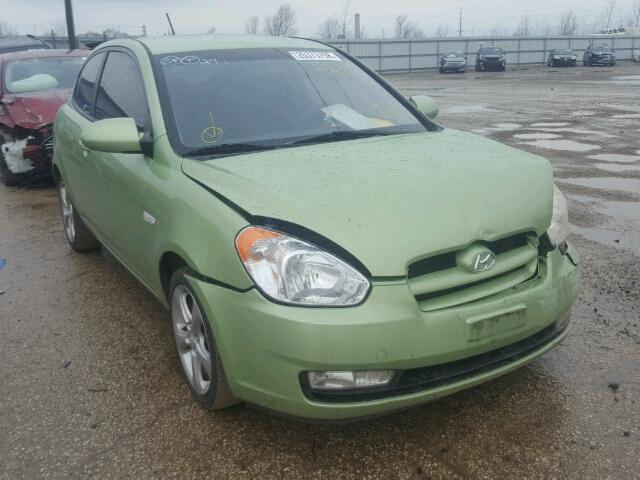 KMHCN36C68U084973 - 2008 HYUNDAI ACCENT SE GREEN photo 1