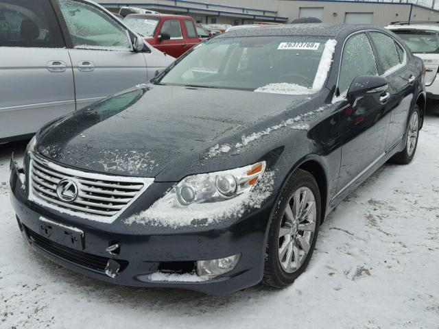 JTHCL5EF5B5009358 - 2011 LEXUS LS 460 GRAY photo 2