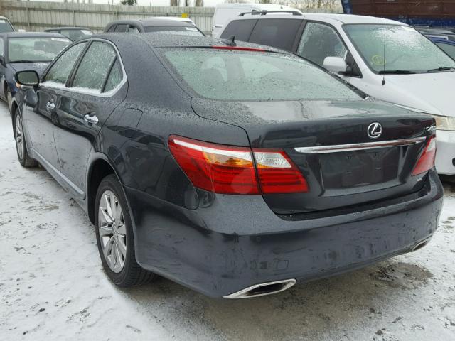 JTHCL5EF5B5009358 - 2011 LEXUS LS 460 GRAY photo 3