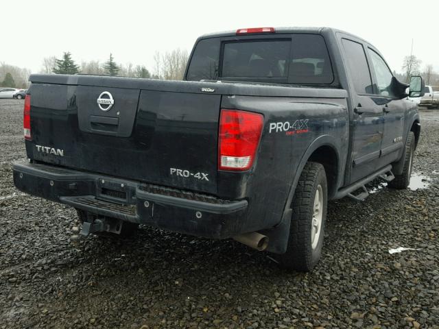 1N6AA0EC9BN308887 - 2011 NISSAN TITAN S BLACK photo 4