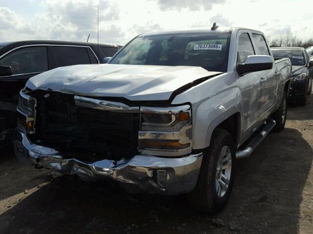 3GCUKREC0HG233399 - 2017 CHEVROLET SILVERADO WHITE photo 2