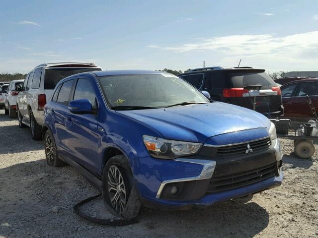 JA4AP3AU4HZ004041 - 2017 MITSUBISHI OUTLANDER BLUE photo 1