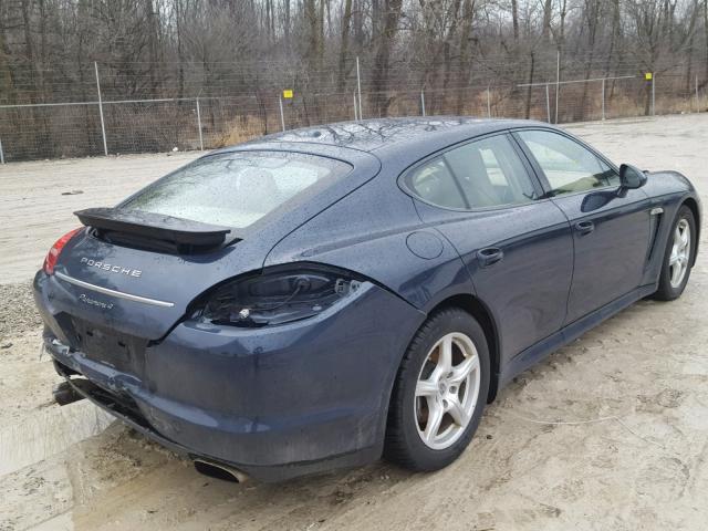 WP0AA2A76BL020828 - 2011 PORSCHE PANAMERA 2 BLUE photo 4