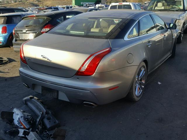 SAJWA2GB2BLV01257 - 2011 JAGUAR XJL BASE GRAY photo 4