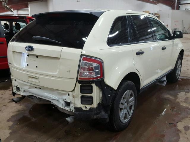 2FMDK36CX8BA06280 - 2008 FORD EDGE SE BEIGE photo 4