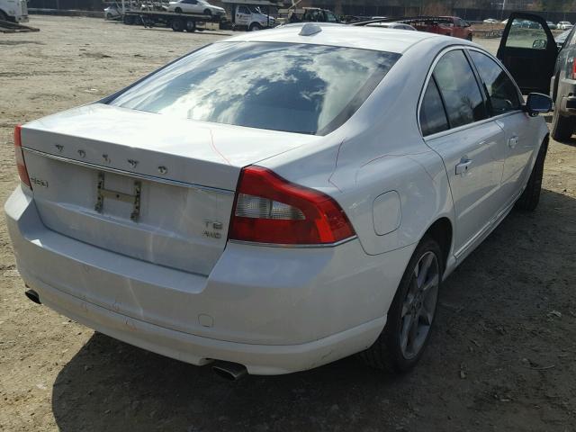 YV1902AH0B1141357 - 2011 VOLVO S80 T6 WHITE photo 4