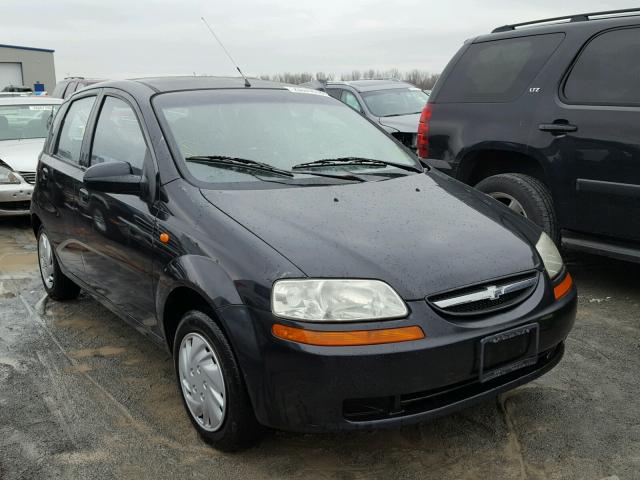 KL1TJ62604B201316 - 2004 CHEVROLET AVEO LS 黑色 照片 1