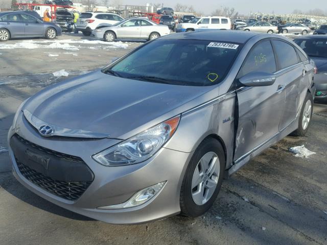 KMHEC4A41CA058084 - 2012 HYUNDAI SONATA HYB SILVER photo 2