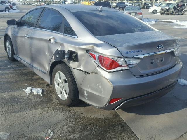 KMHEC4A41CA058084 - 2012 HYUNDAI SONATA HYB SILVER photo 3