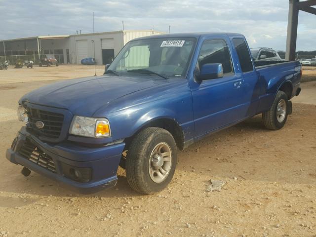 1FTYR44U07PA05794 - 2007 FORD RANGER SUP BLUE photo 2