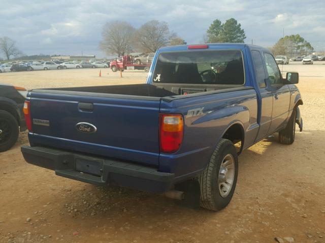 1FTYR44U07PA05794 - 2007 FORD RANGER SUP BLUE photo 4