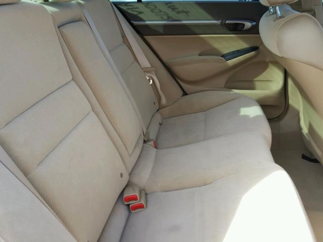 1HGFA168X6L050911 - 2006 HONDA CIVIC EX შავი ფოტო 6