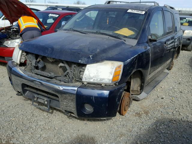 5N1AA08B96N735865 - 2006 NISSAN ARMADA SE BLUE photo 2