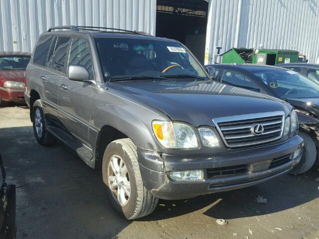 JTJHT00W843548554 - 2004 LEXUS LX 470 GRAY photo 1