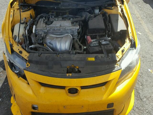 JTKJF5C76C3026445 - 2012 TOYOTA SCION TC 黄色 照片 7