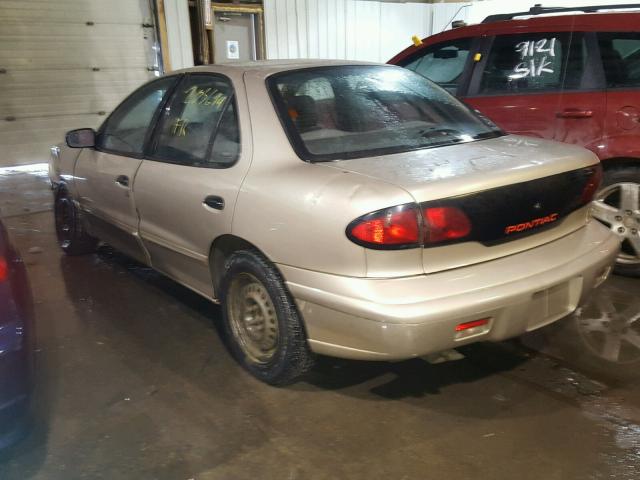 1G2JB5248V7590396 - 1997 PONTIAC SUNFIRE SE GOLD photo 3