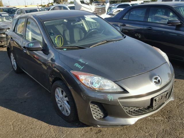 JM1BL1L8XC1683587 - 2012 MAZDA 3 I GRAY photo 1