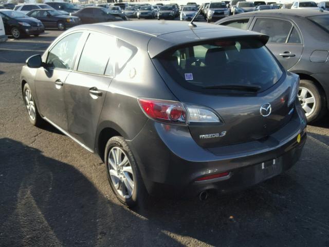 JM1BL1L8XC1683587 - 2012 MAZDA 3 I GRAY photo 3